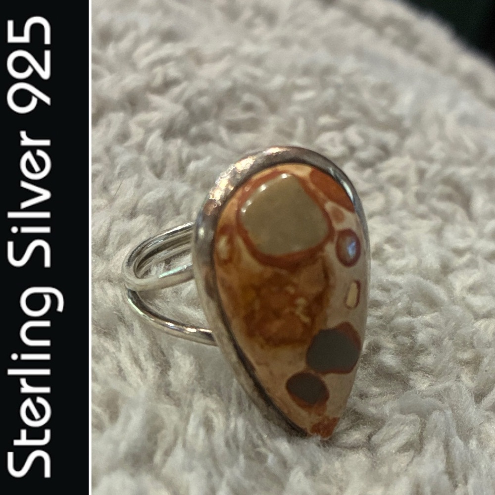 Spot Jasper Ring - image 1